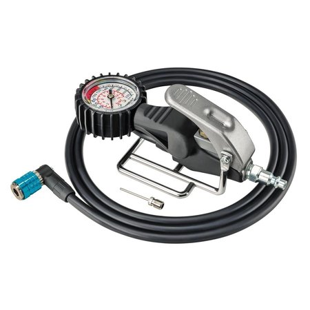 GEARED2GOLF Tire Inflator with Pressure Gauge 220 PSI for Cars, Bikes GE2198261